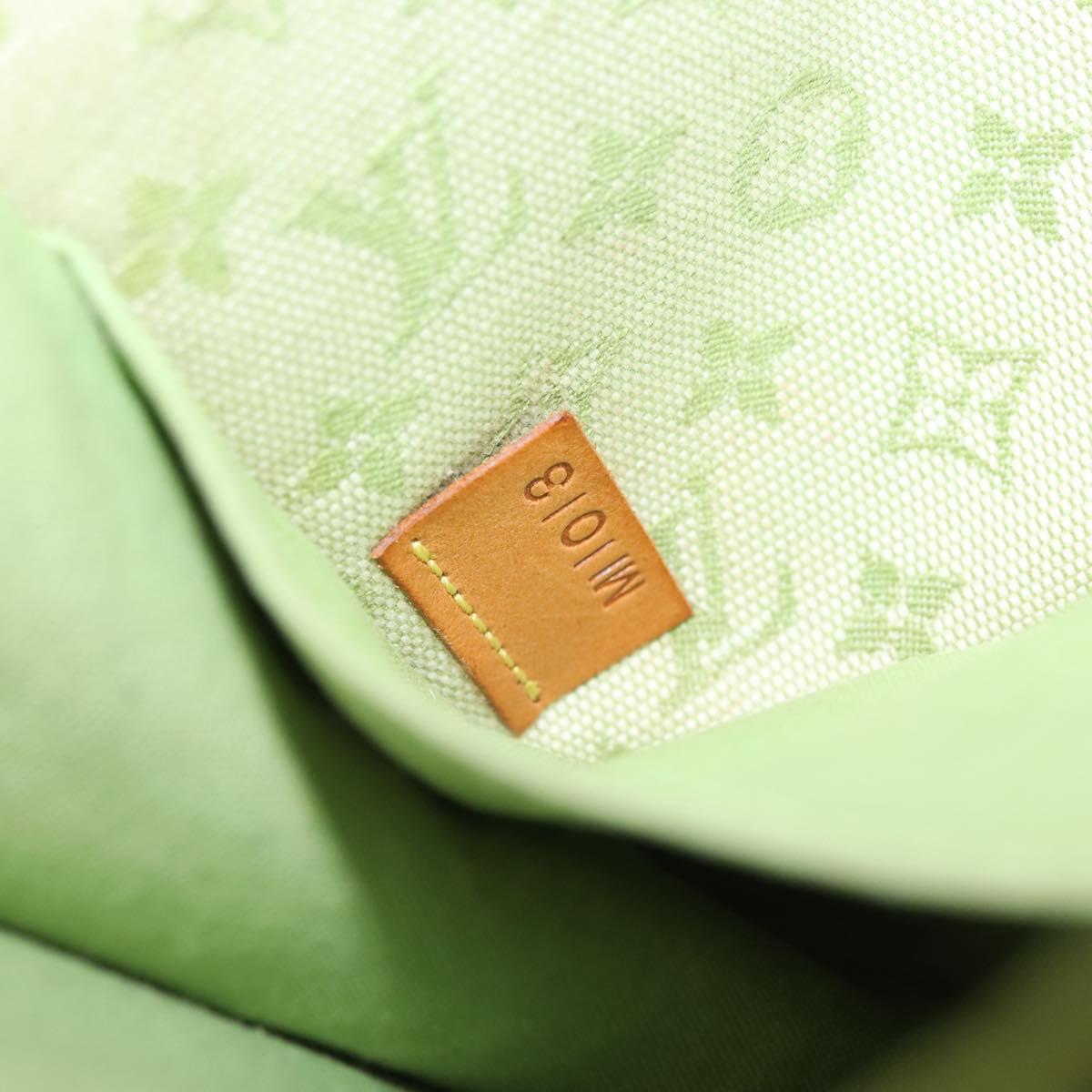 LOUIS VUITTON Mini Mini Trousse Marie Kate Pouch Almond Green M92935 Auth 130833A