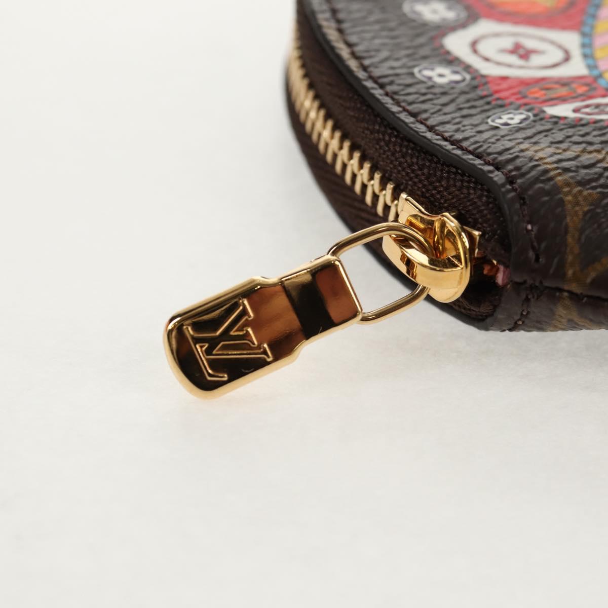 LOUIS VUITTON Monogram Vivienne Porte Monnaie Round Purse M69757 LV Auth 130834M