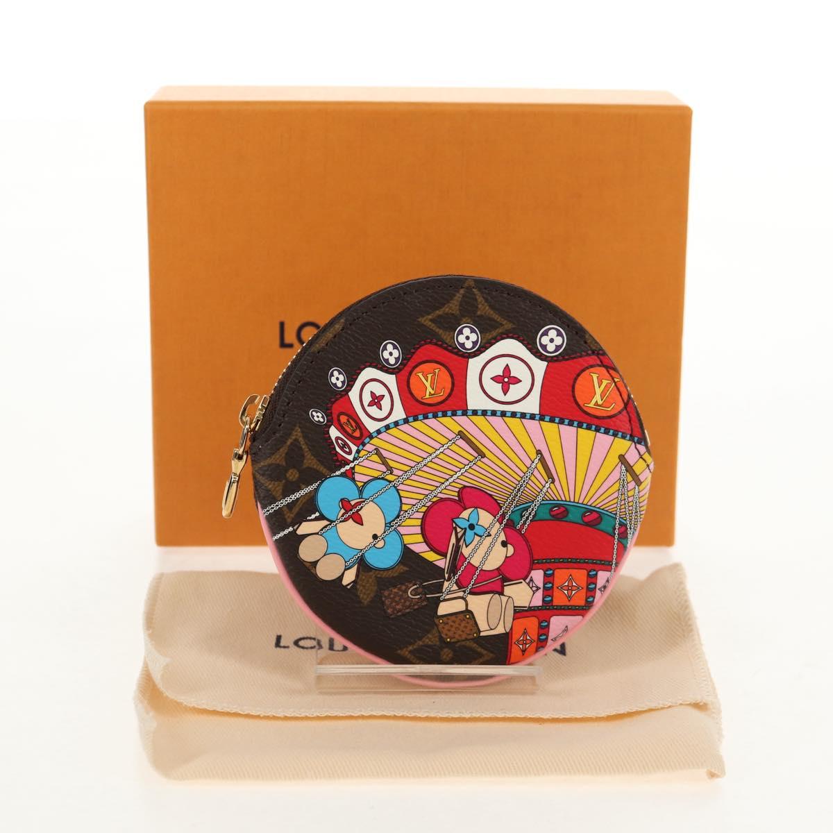 LOUIS VUITTON Monogram Vivienne Porte Monnaie Round Purse M69757 LV Auth 130834M