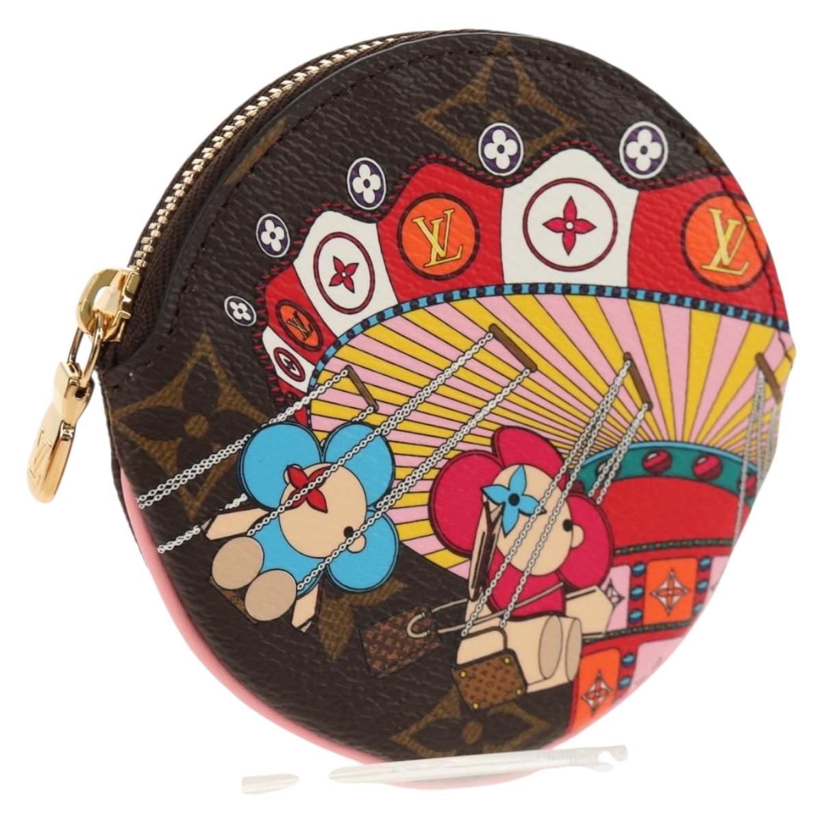 LOUIS VUITTON Monogram Vivienne Porte Monnaie Round Purse M69757 LV Auth 130834M