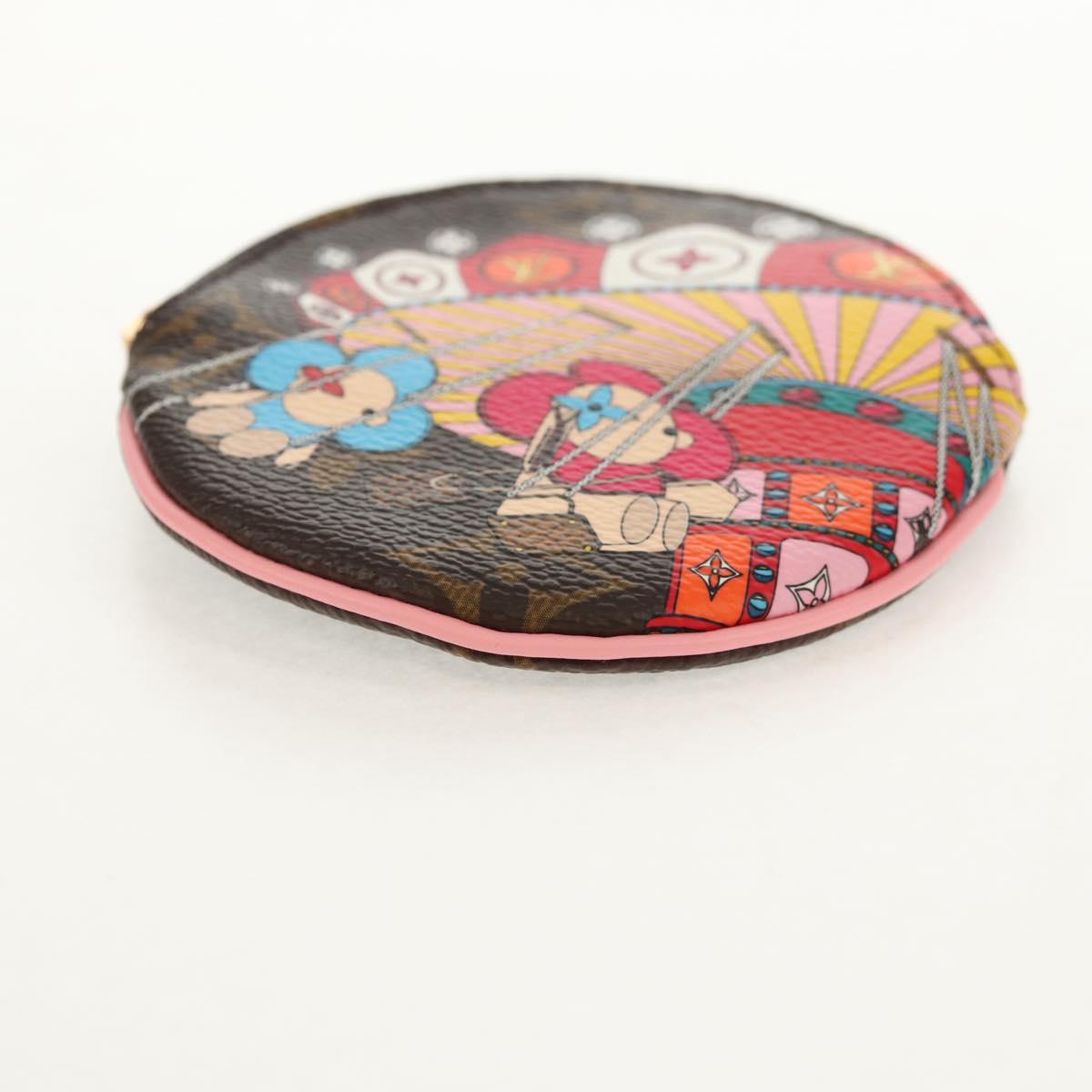 LOUIS VUITTON Monogram Vivienne Porte Monnaie Round Purse M69757 LV Auth 130834M