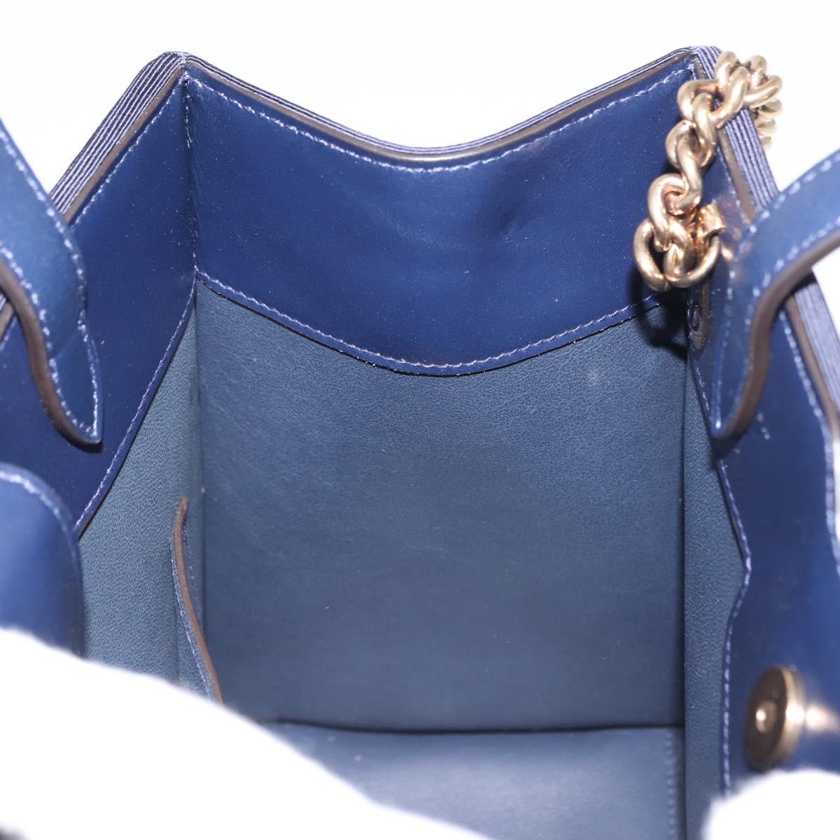 Salvatore Ferragamo Hand Bag Canvas 2way Multicolor Gold Auth 130836V