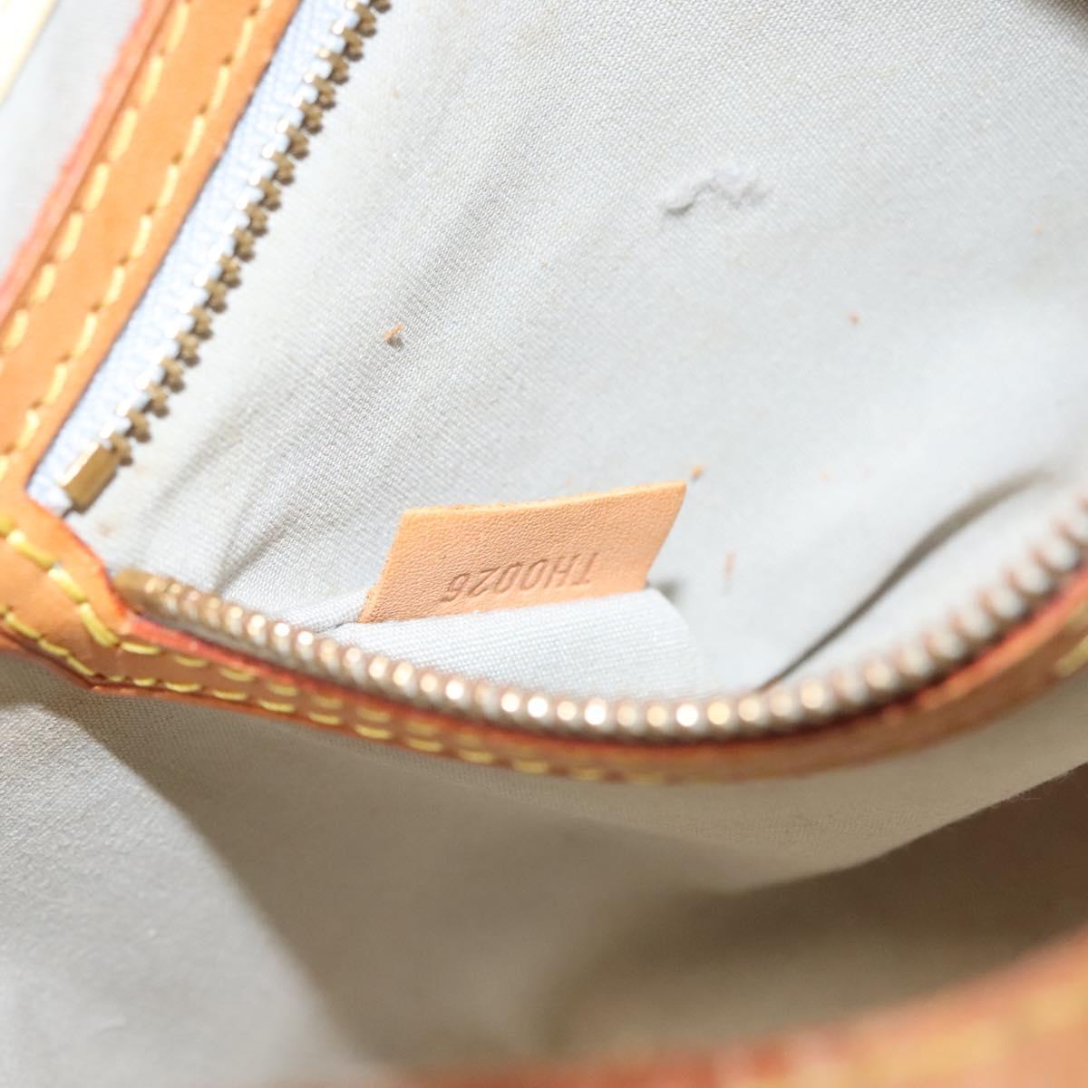 LOUIS VUITTON Monogram Vernis Reade PM Hand Bag Perle M91336 LV Auth 130921