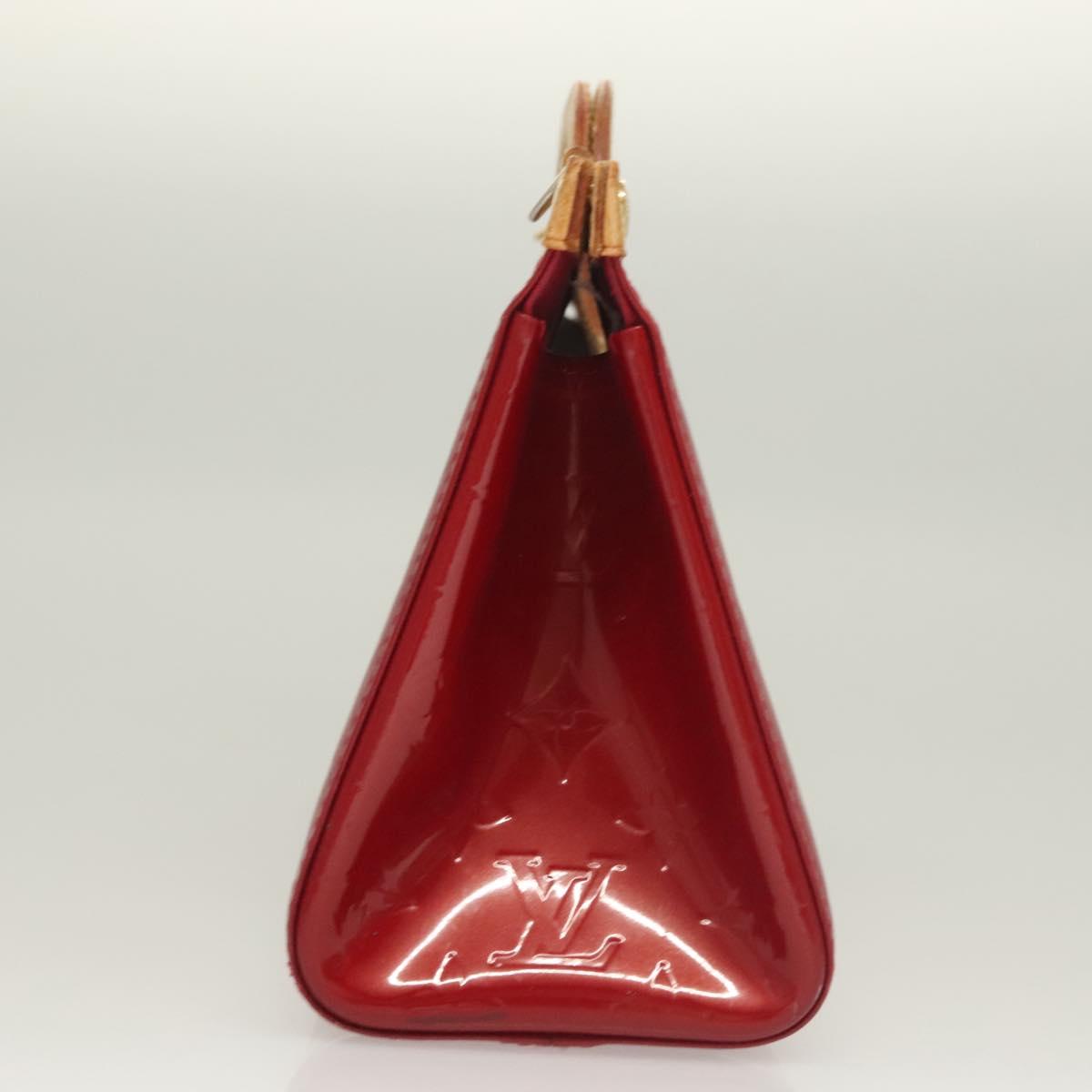 LOUIS VUITTON Monogram Vernis Roxbury Drive Hand Bag 2way Red M91987 Auth 130922