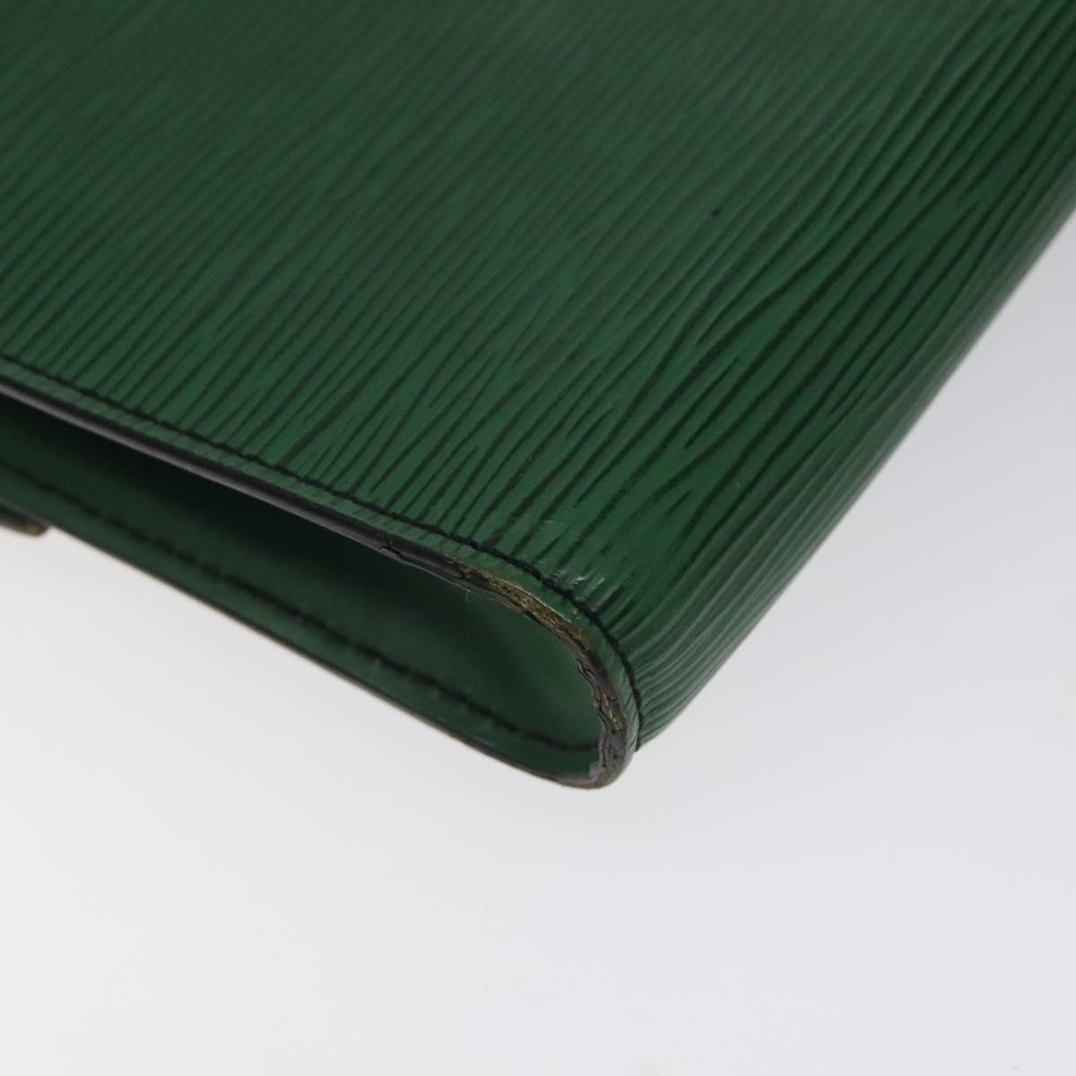 LOUIS VUITTON Epi Pochette Arche Shoulder Bag Green M52574 LV Auth 130925