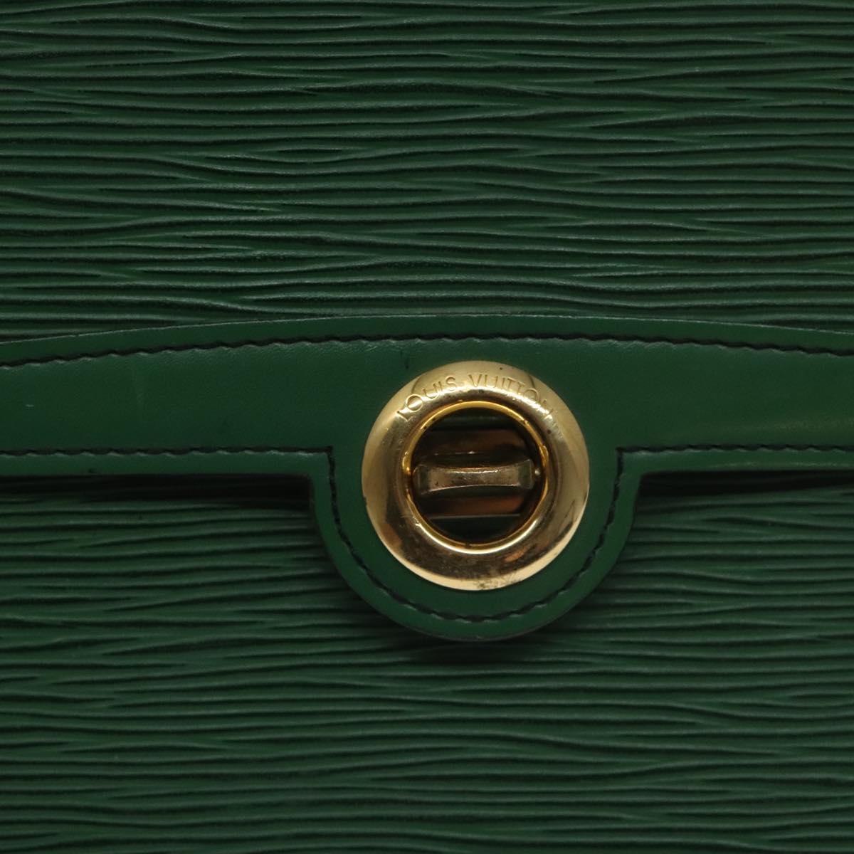 LOUIS VUITTON Epi Pochette Arche Shoulder Bag Green M52574 LV Auth 130925