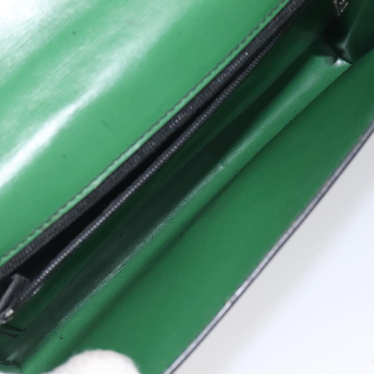 LOUIS VUITTON Epi Pochette Arche Shoulder Bag Green M52574 LV Auth 130925