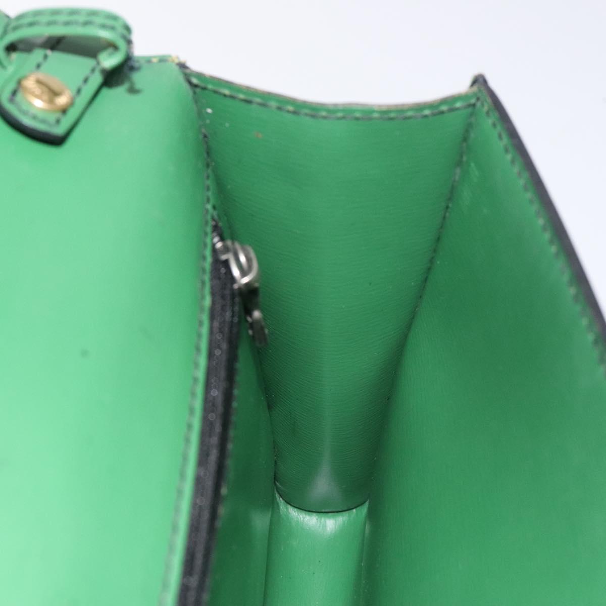 LOUIS VUITTON Epi Pochette Arche Shoulder Bag Green M52574 LV Auth 130925