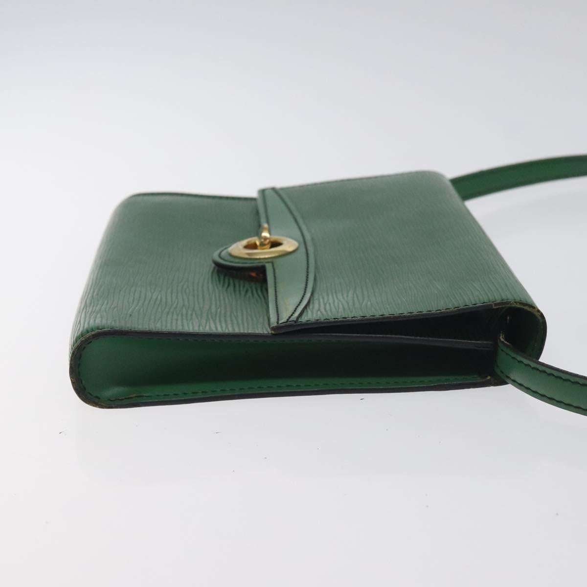 LOUIS VUITTON Epi Pochette Arche Shoulder Bag Green M52574 LV Auth 130925