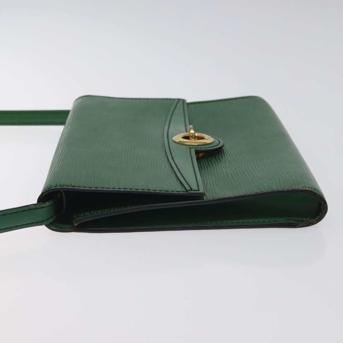LOUIS VUITTON Epi Pochette Arche Shoulder Bag Green M52574 LV Auth 130925
