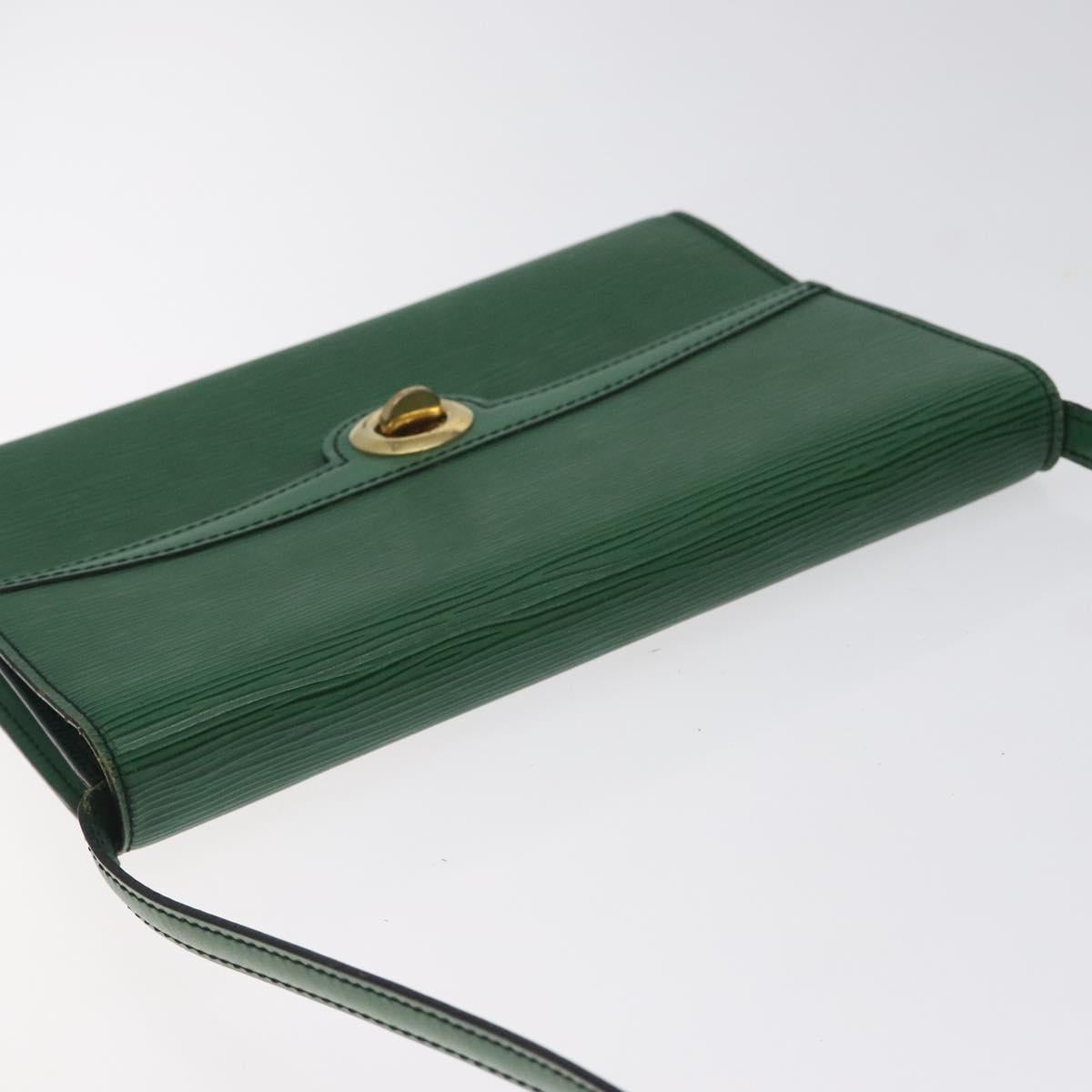 LOUIS VUITTON Epi Pochette Arche Shoulder Bag Green M52574 LV Auth 130925