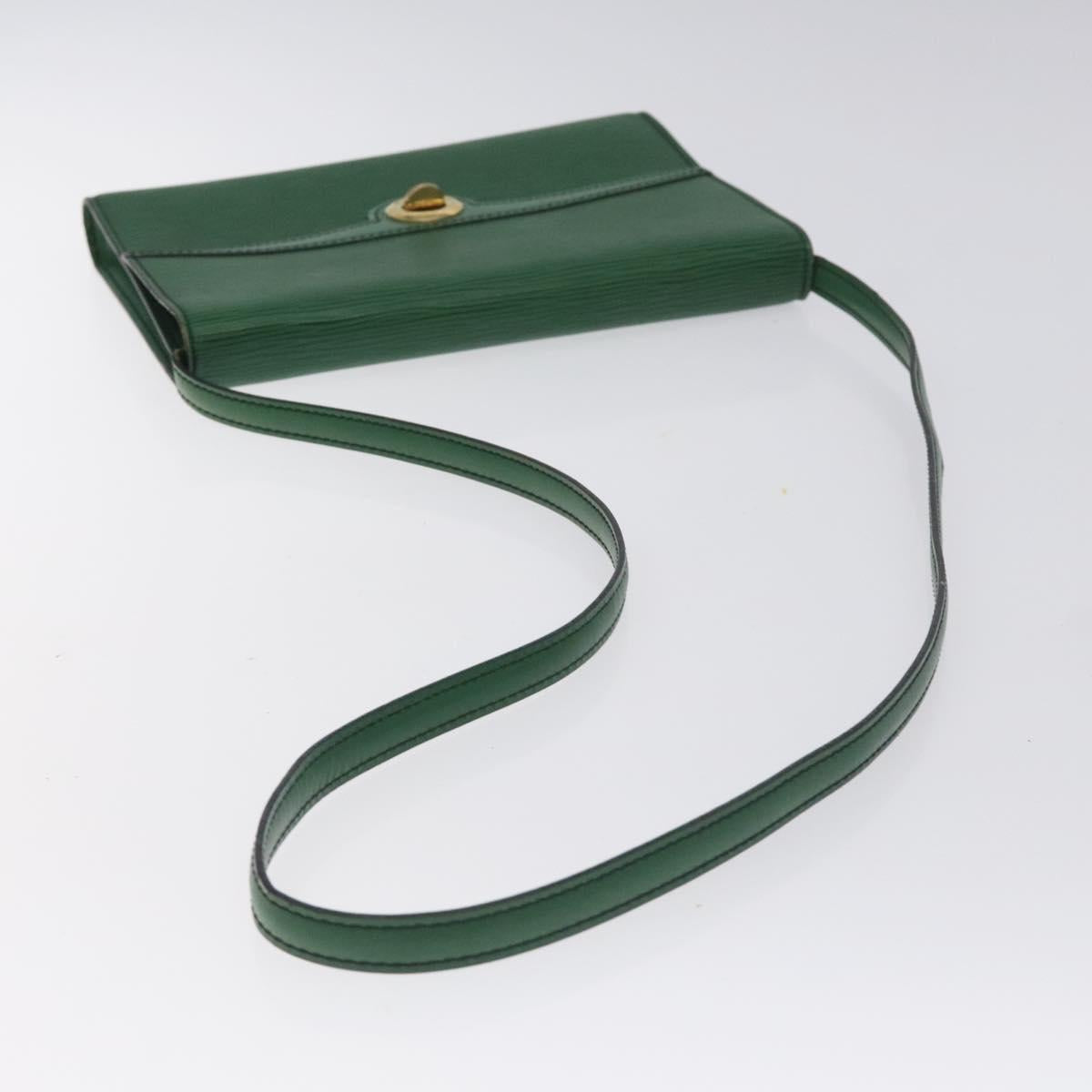 LOUIS VUITTON Epi Pochette Arche Shoulder Bag Green M52574 LV Auth 130925