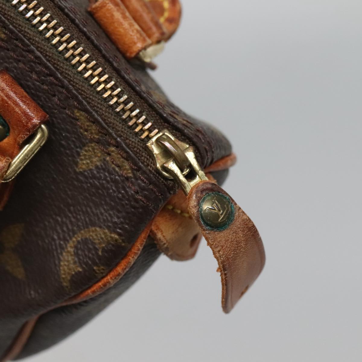 LOUIS VUITTON Monogram Mini Speedy Hand Bag M41534 LV Auth 130926