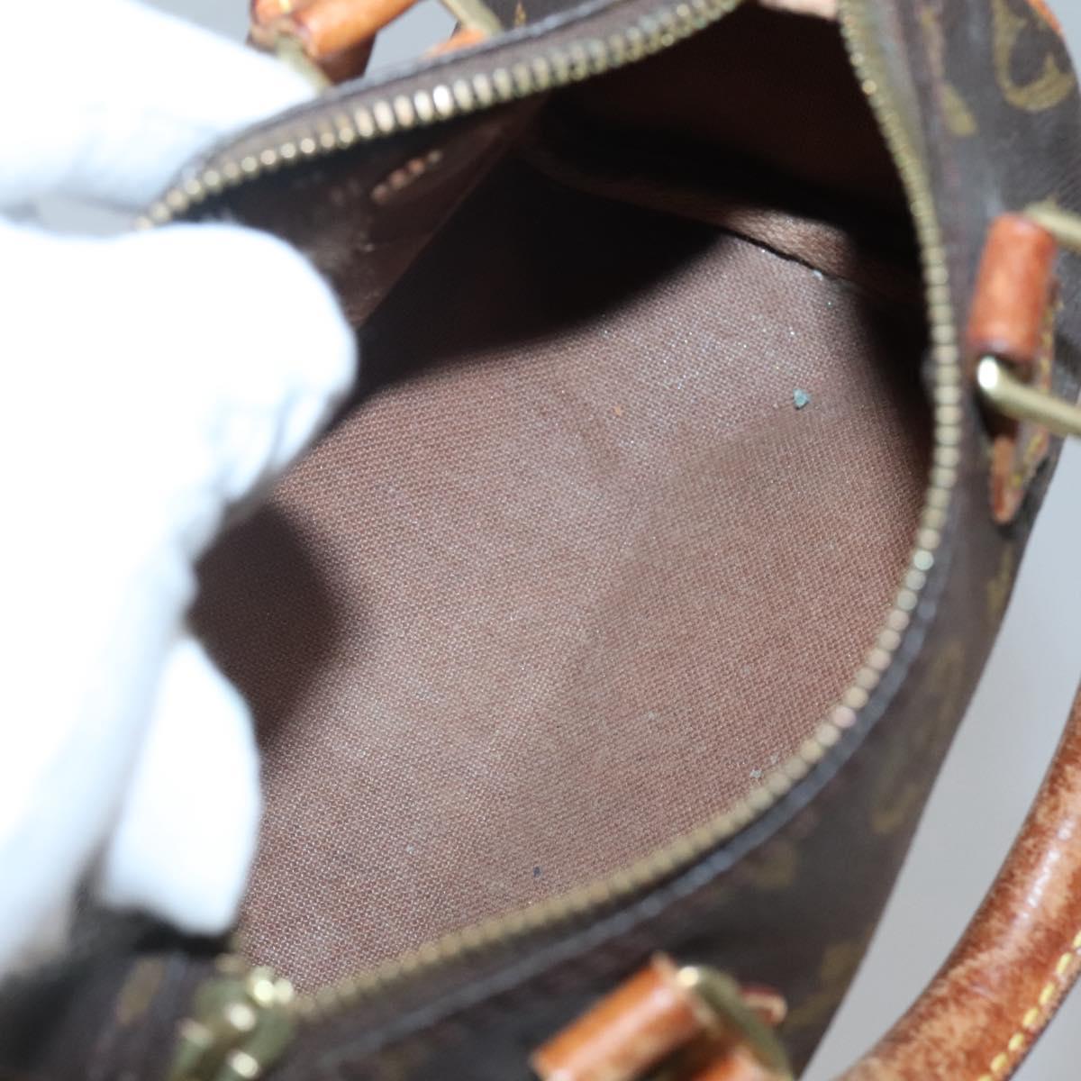 LOUIS VUITTON Monogram Mini Speedy Hand Bag M41534 LV Auth 130926