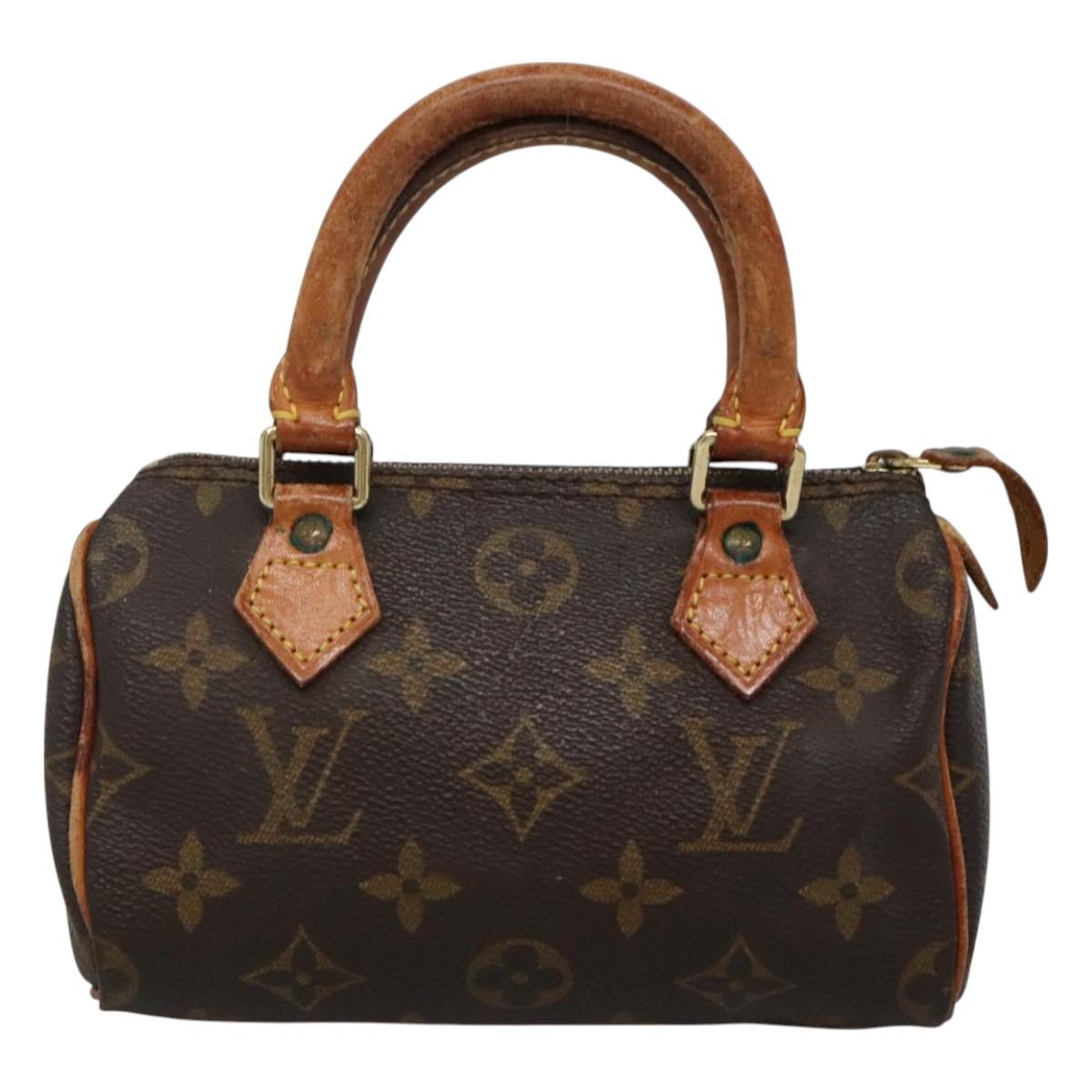 LOUIS VUITTON Monogram Mini Speedy Hand Bag M41534 LV Auth 130926