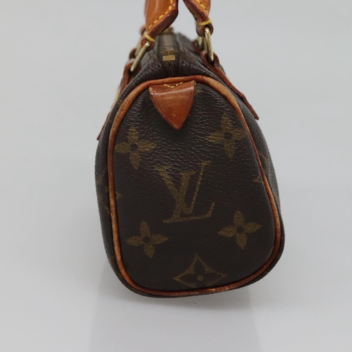 LOUIS VUITTON Monogram Mini Speedy Hand Bag M41534 LV Auth 130926