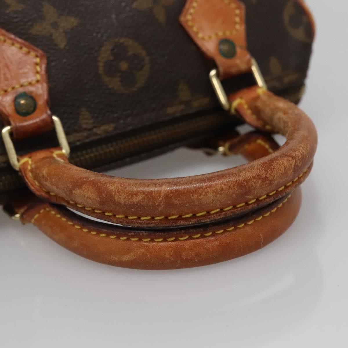 LOUIS VUITTON Monogram Mini Speedy Hand Bag M41534 LV Auth 130926