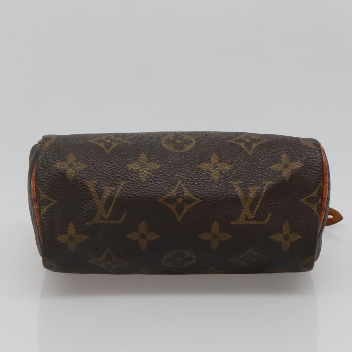 LOUIS VUITTON Monogram Mini Speedy Hand Bag M41534 LV Auth 130926
