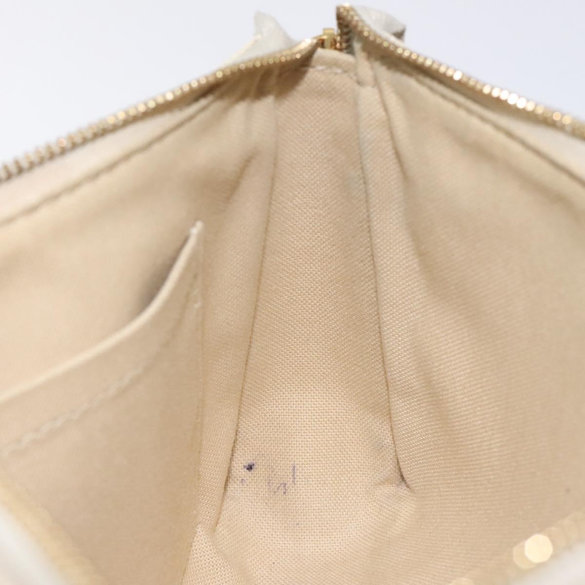 LOUIS VUITTON Damier Azur Pochette Accessoires Pouch N51986 LV Auth 130929