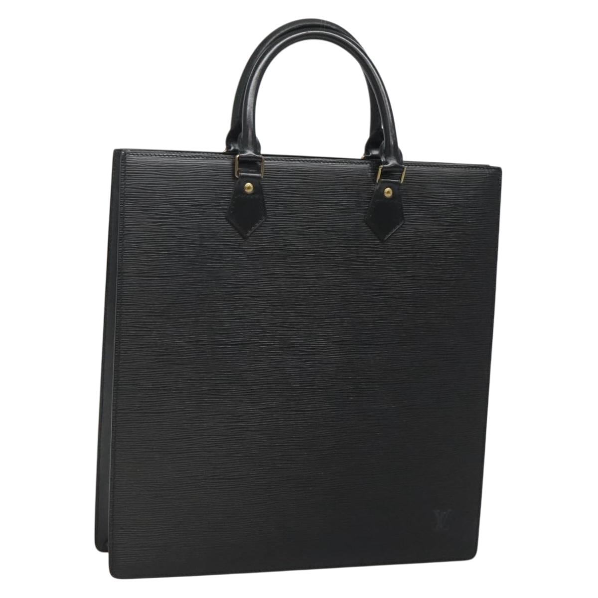 LOUIS VUITTON Epi Sac Plat Hand Bag Black M59082 LV Auth 131042