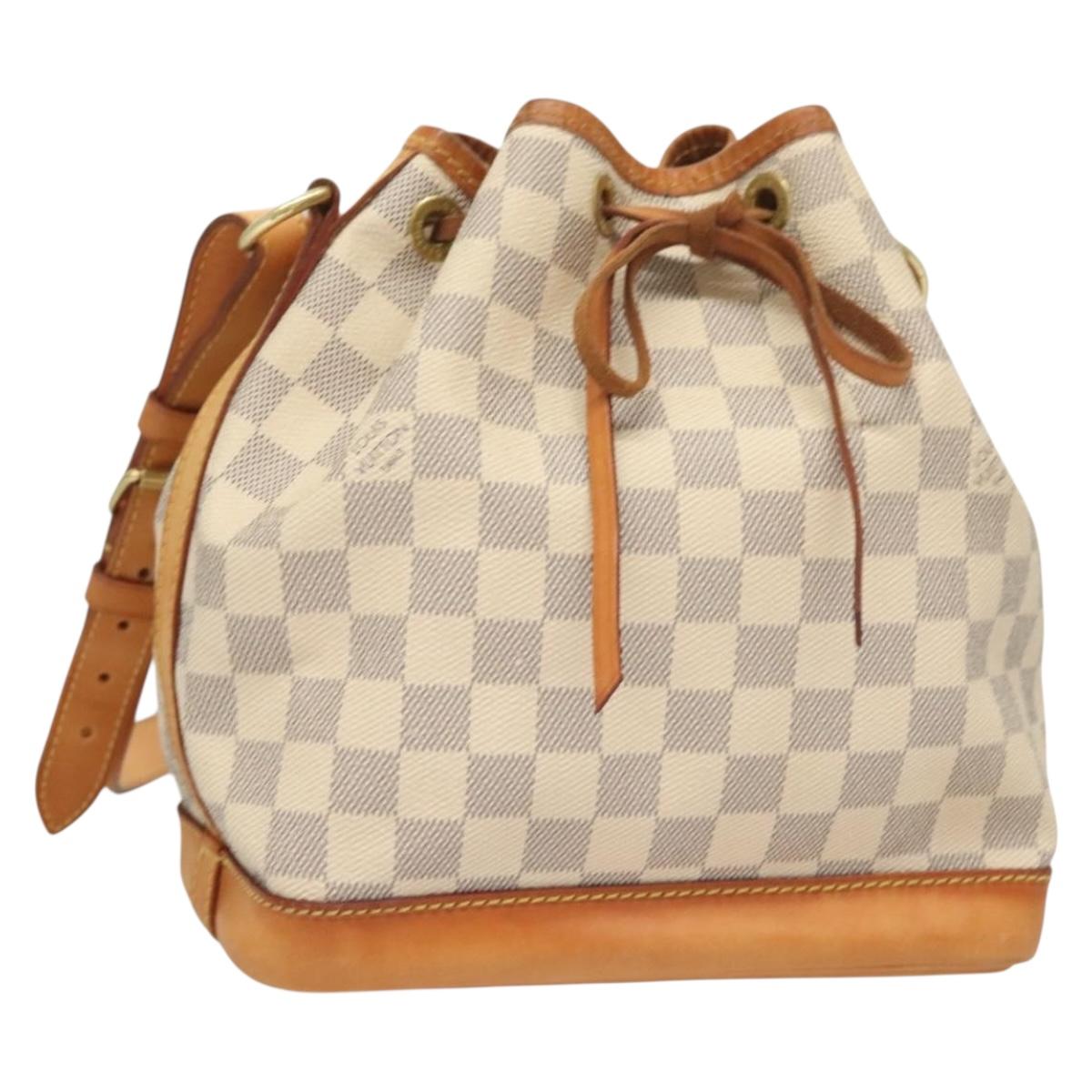 LOUIS VUITTON Damier Azur Noe BB Shoulder Bag N41220 LV Auth 131065