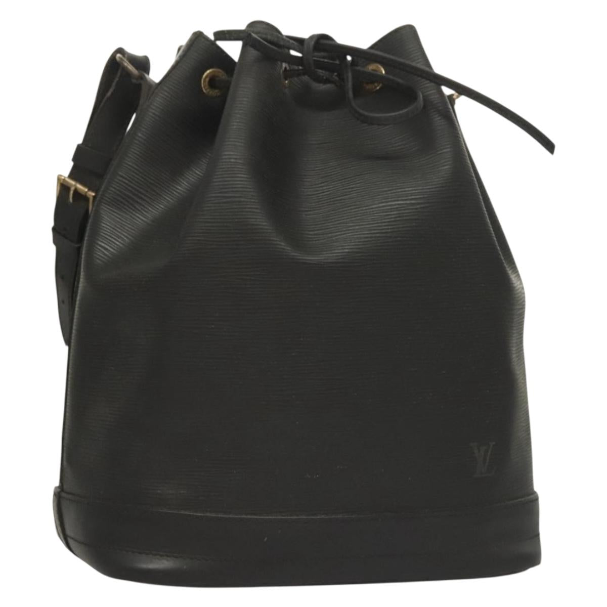 LOUIS VUITTON Epi Noe Shoulder Bag Black M44002 LV Auth 131079