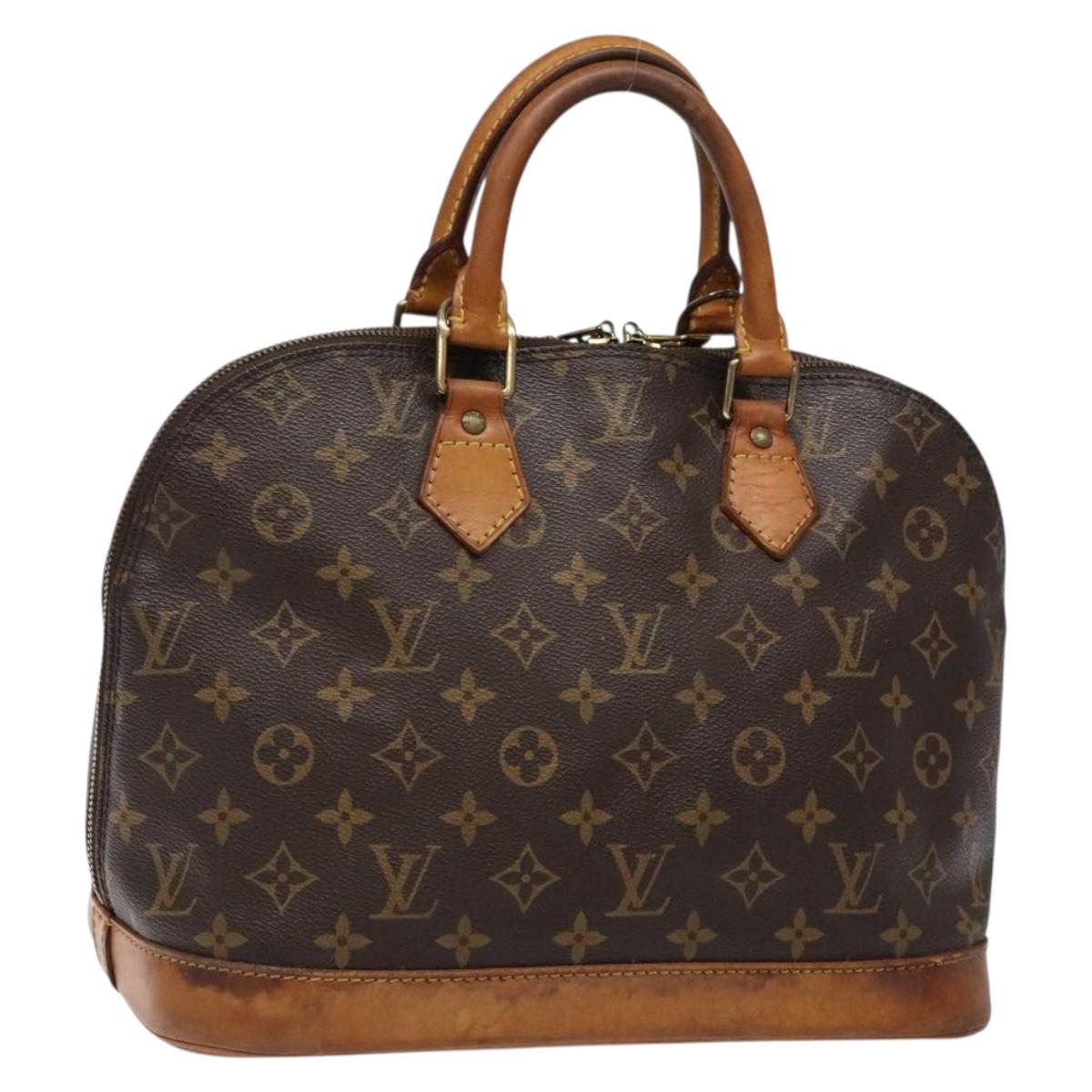 LOUIS VUITTON Monogram Alma Hand Bag M51130 LV Auth 131113