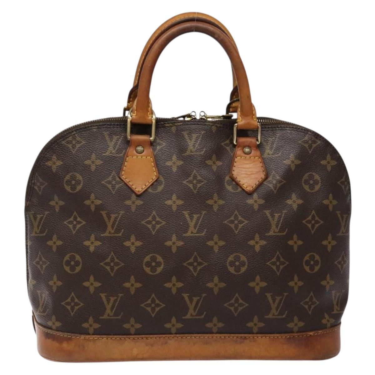 LOUIS VUITTON Monogram Alma Hand Bag M51130 LV Auth 131113
