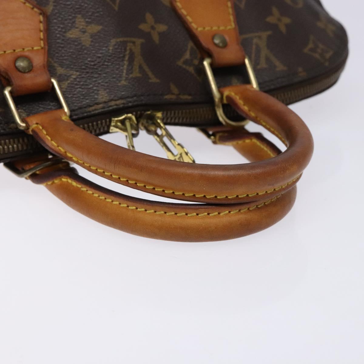 LOUIS VUITTON Monogram Alma Hand Bag M51130 LV Auth 131113