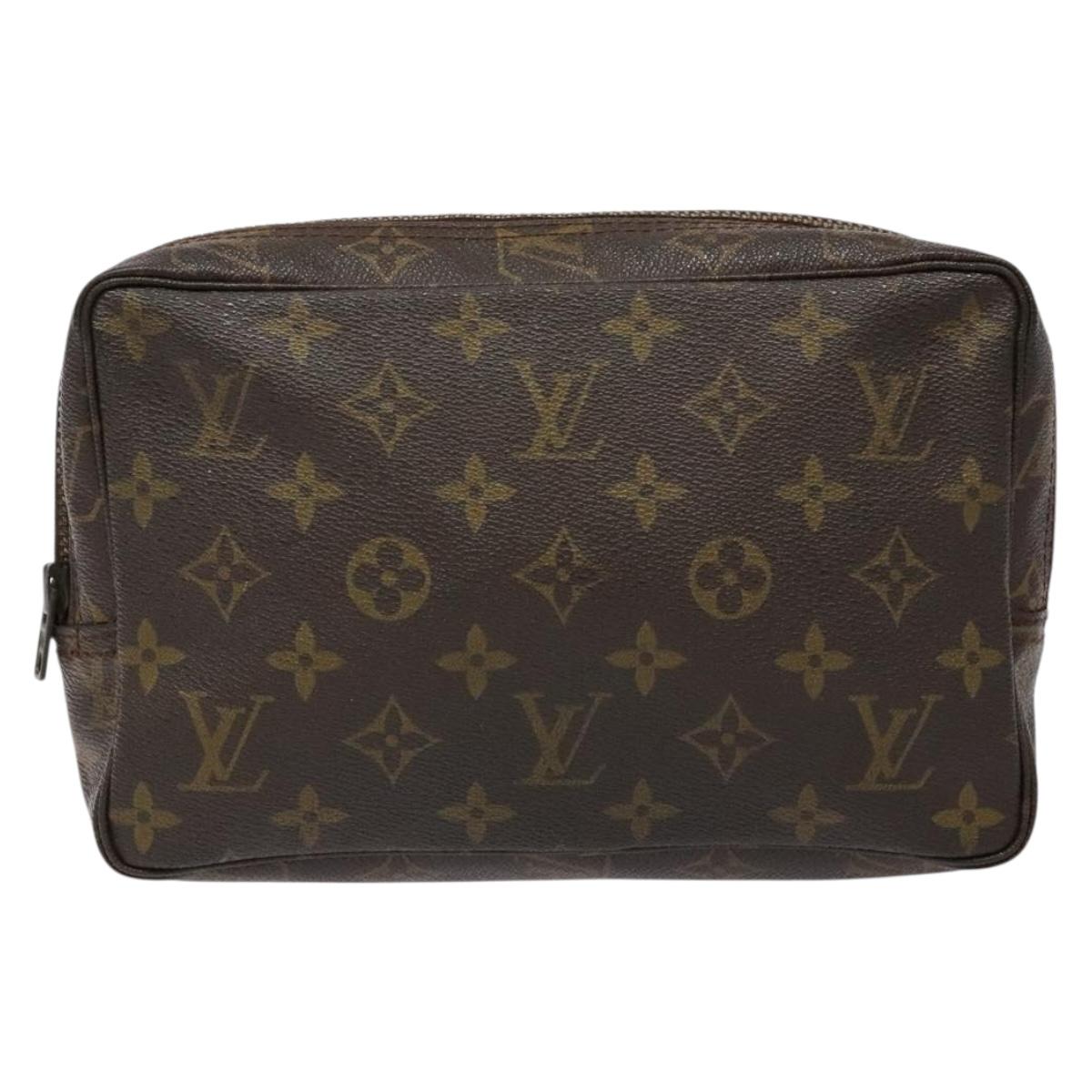 LOUIS VUITTON Monogram Trousse Toilette 23 Clutch Bag M47524 LV Auth 131117