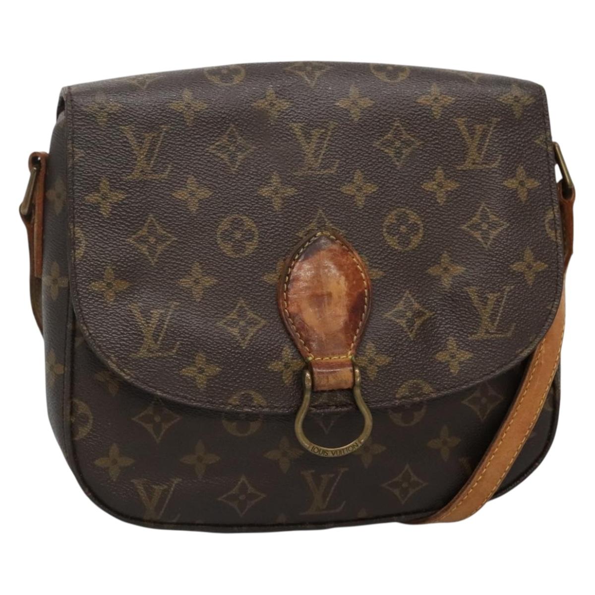 LOUIS VUITTON Monogram Saint Cloud GM Shoulder Bag M51242 LV Auth 131119