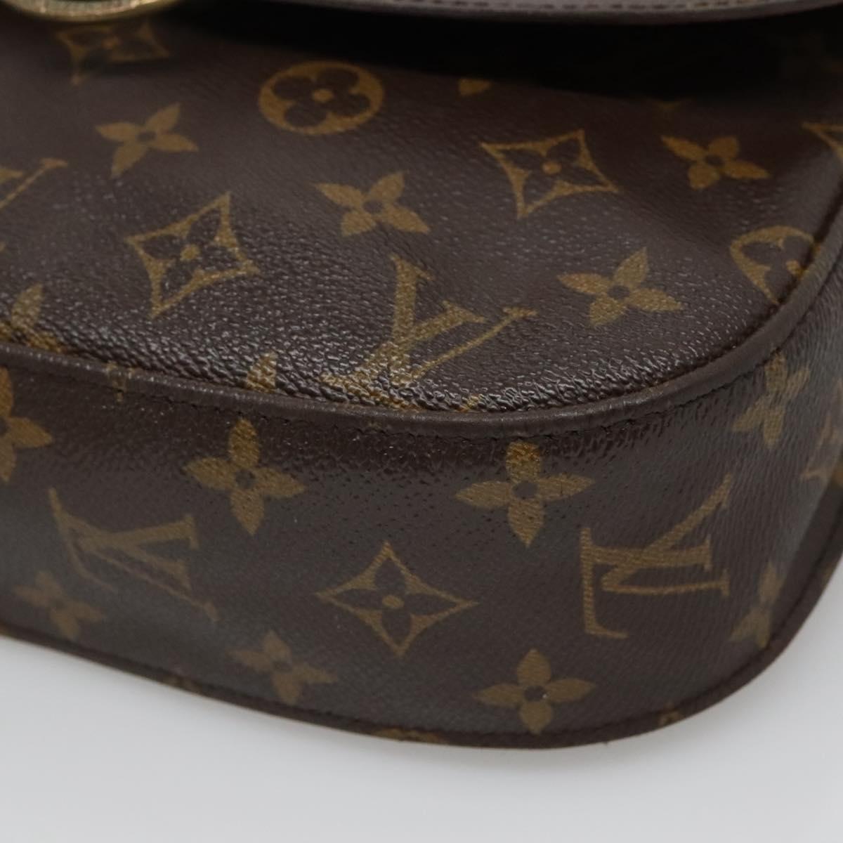 LOUIS VUITTON Monogram Saint Cloud GM Shoulder Bag M51242 LV Auth 131119