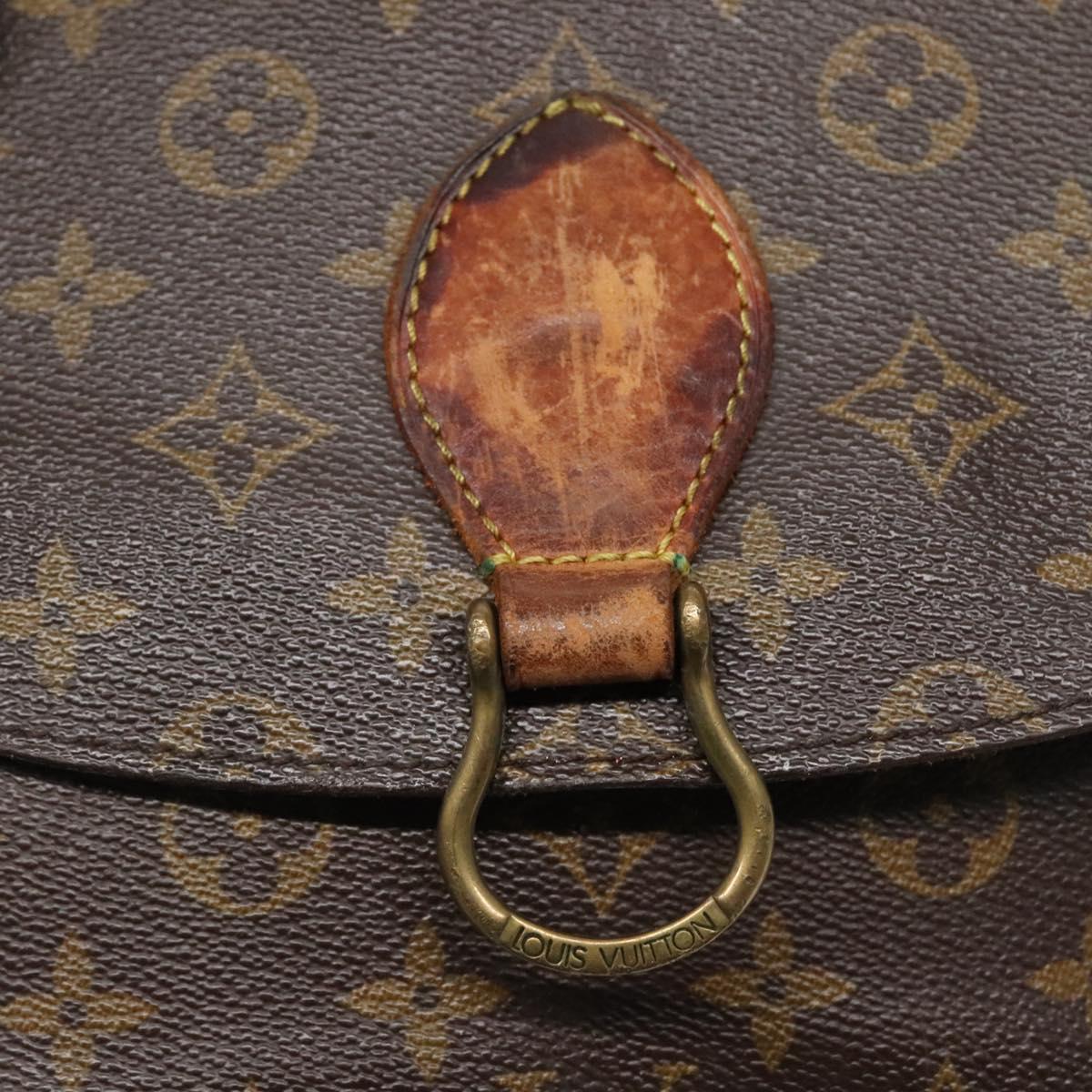 LOUIS VUITTON Monogram Saint Cloud GM Shoulder Bag M51242 LV Auth 131119