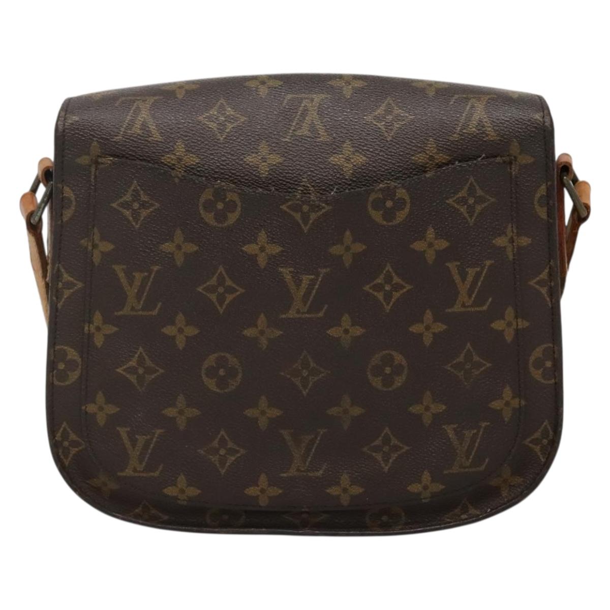 LOUIS VUITTON Monogram Saint Cloud GM Shoulder Bag M51242 LV Auth 131119