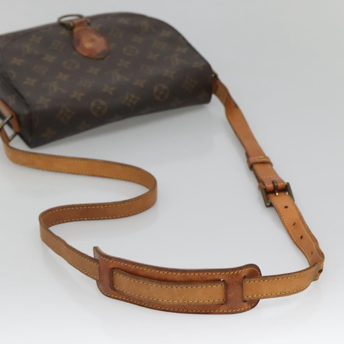 LOUIS VUITTON Monogram Saint Cloud GM Shoulder Bag M51242 LV Auth 131119
