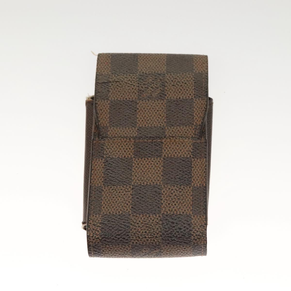LOUIS VUITTON Damier Ebene Etui Cigarette Case 3Set N63024 LV Auth 131126
