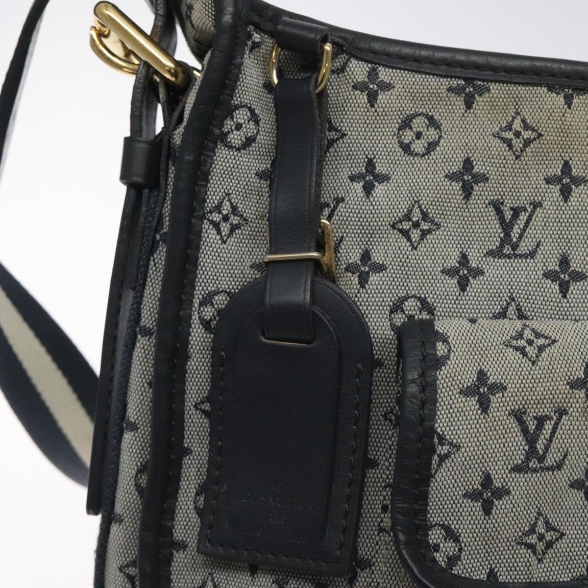 LOUIS VUITTON Monogram Mini Buzas Marie Kate Bag Blue M92320 Auth 131141
