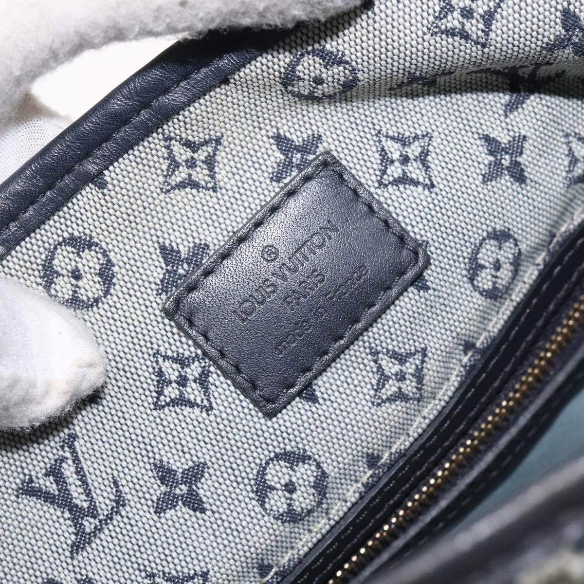 LOUIS VUITTON Monogram Mini Buzas Marie Kate Bag Blue M92320 Auth 131141