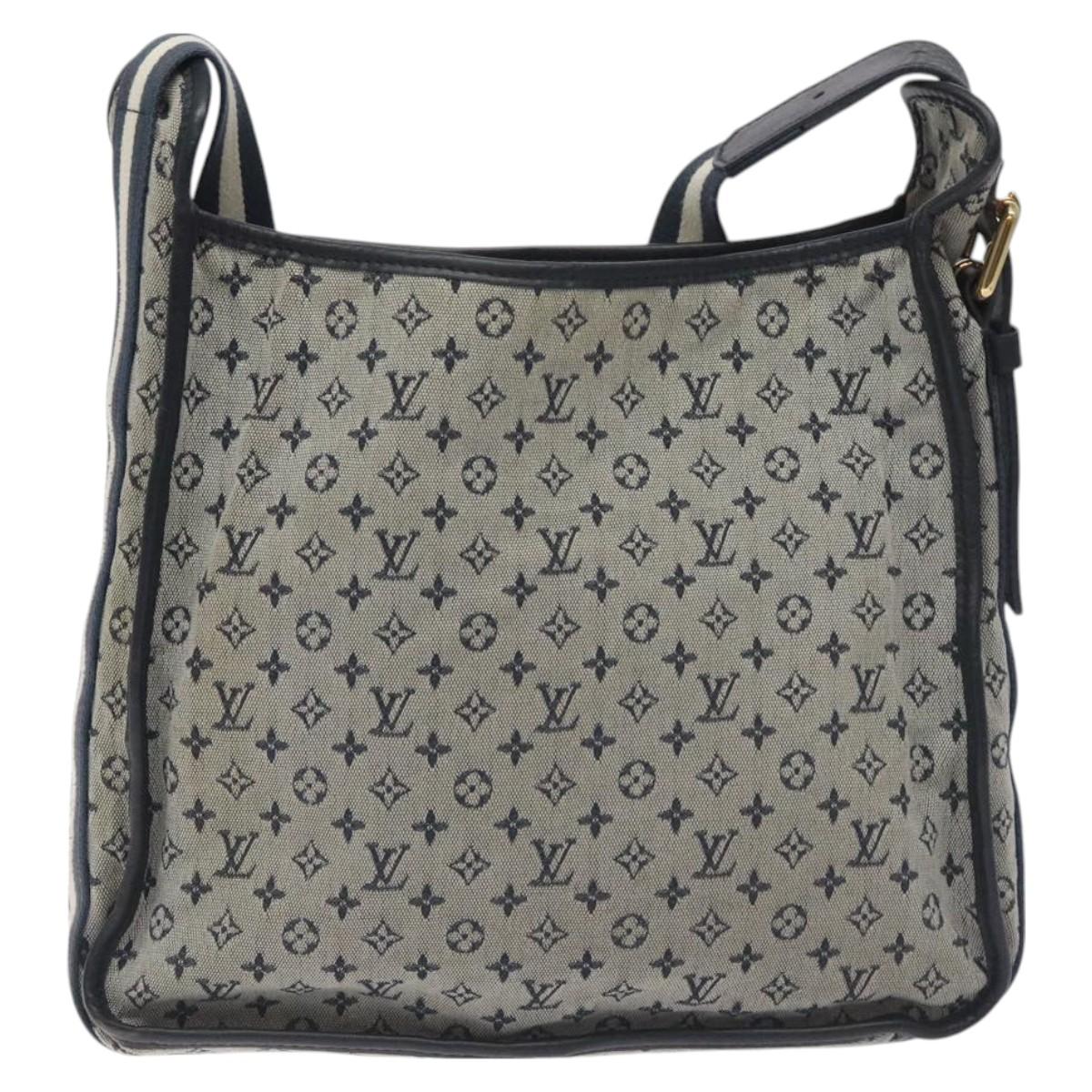 LOUIS VUITTON Monogram Mini Buzas Marie Kate Bag Blue M92320 Auth 131141