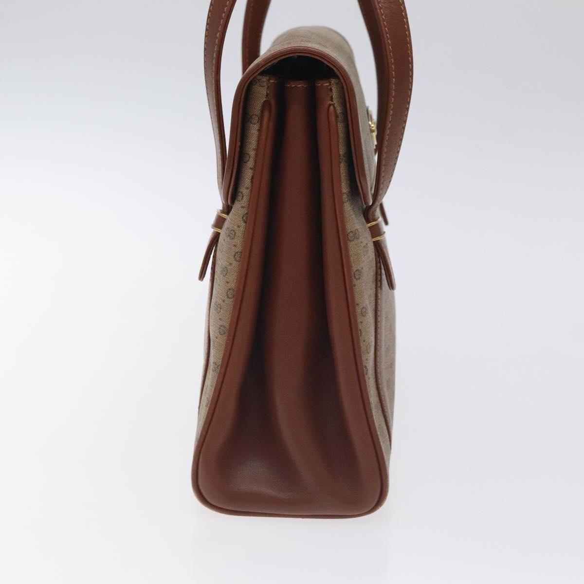GUCCI Micro GG Supreme Hand Bag PVC Beige Gold 000 46 4857 Auth 131143