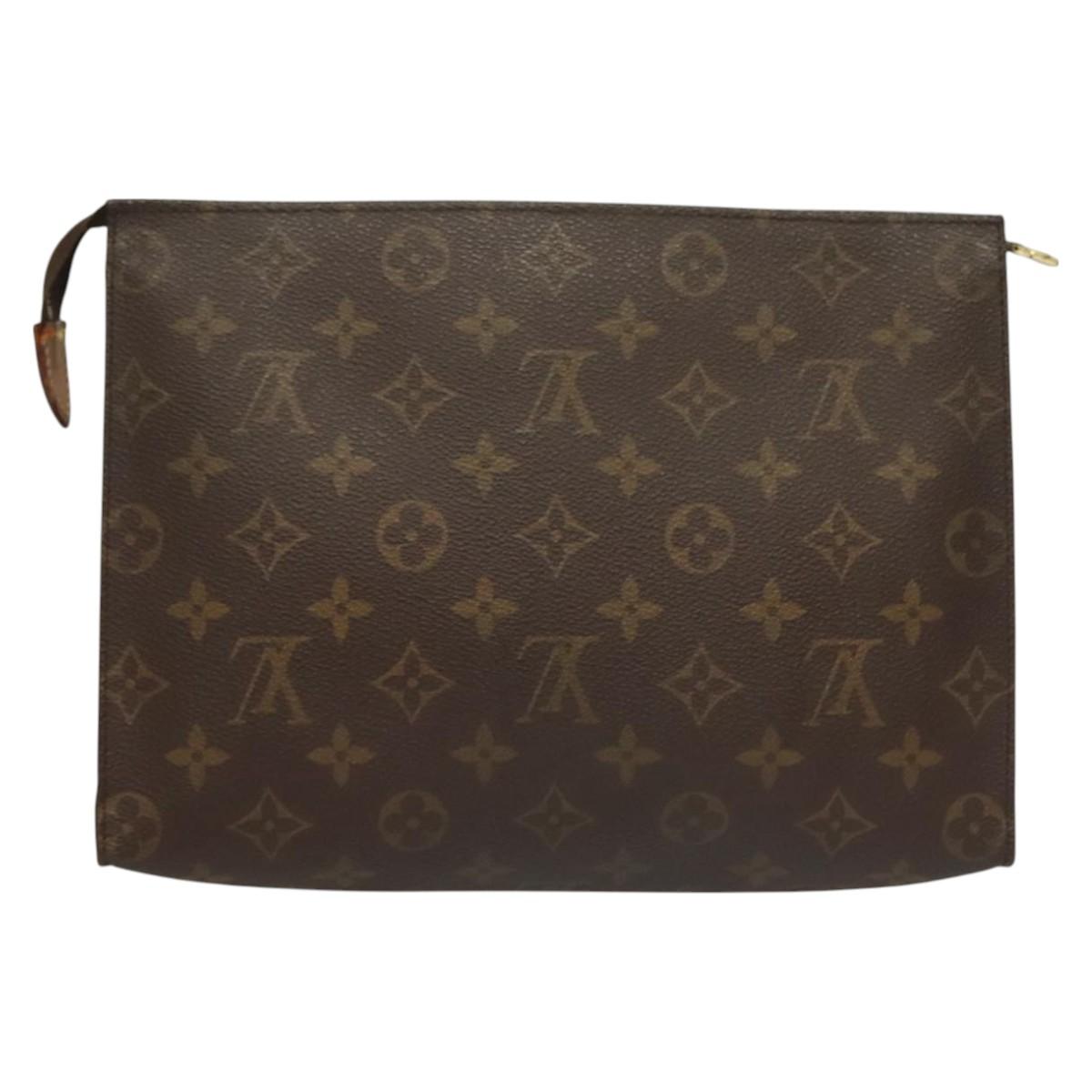 LOUIS VUITTON Monogram Posh Toilette 26 Pouch M47542 LV Auth 131154