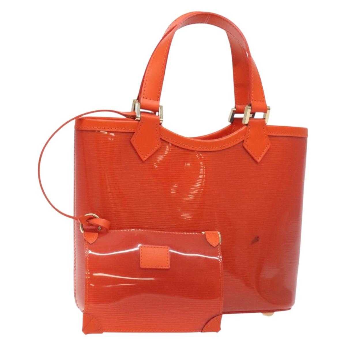 LOUIS VUITTON Epi Plage Mini Lagoon Bay Hand Bag Orange M92262 LV Auth 131162