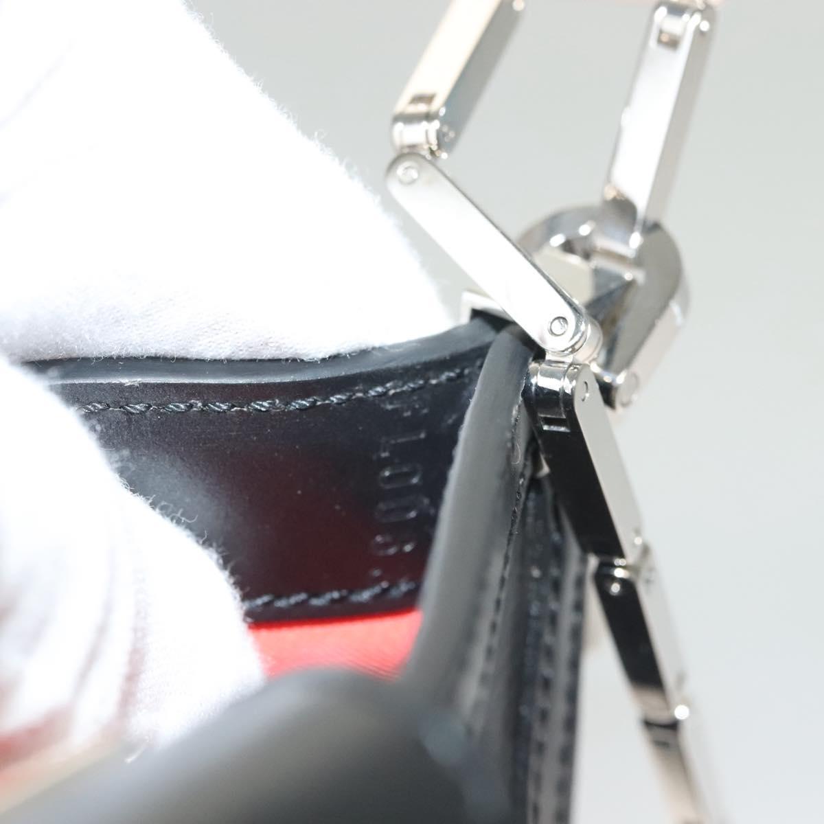LOUIS VUITTON Epi Stretch Mojito Shoulder Bag Black M54612 LV Auth 131190