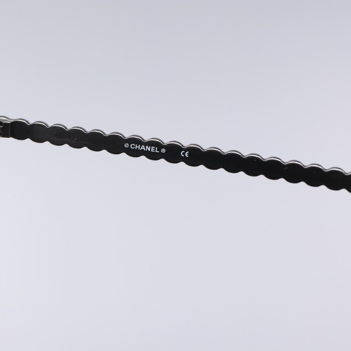 CHANEL Sunglasses plastic Black CC Auth 131207V