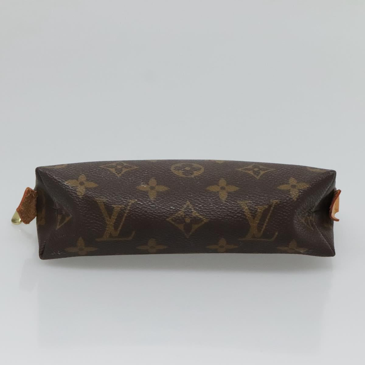 LOUIS VUITTON Monogram Pochette Cosmetic PM Cosmetic Pouch M47515 LV Auth 131212