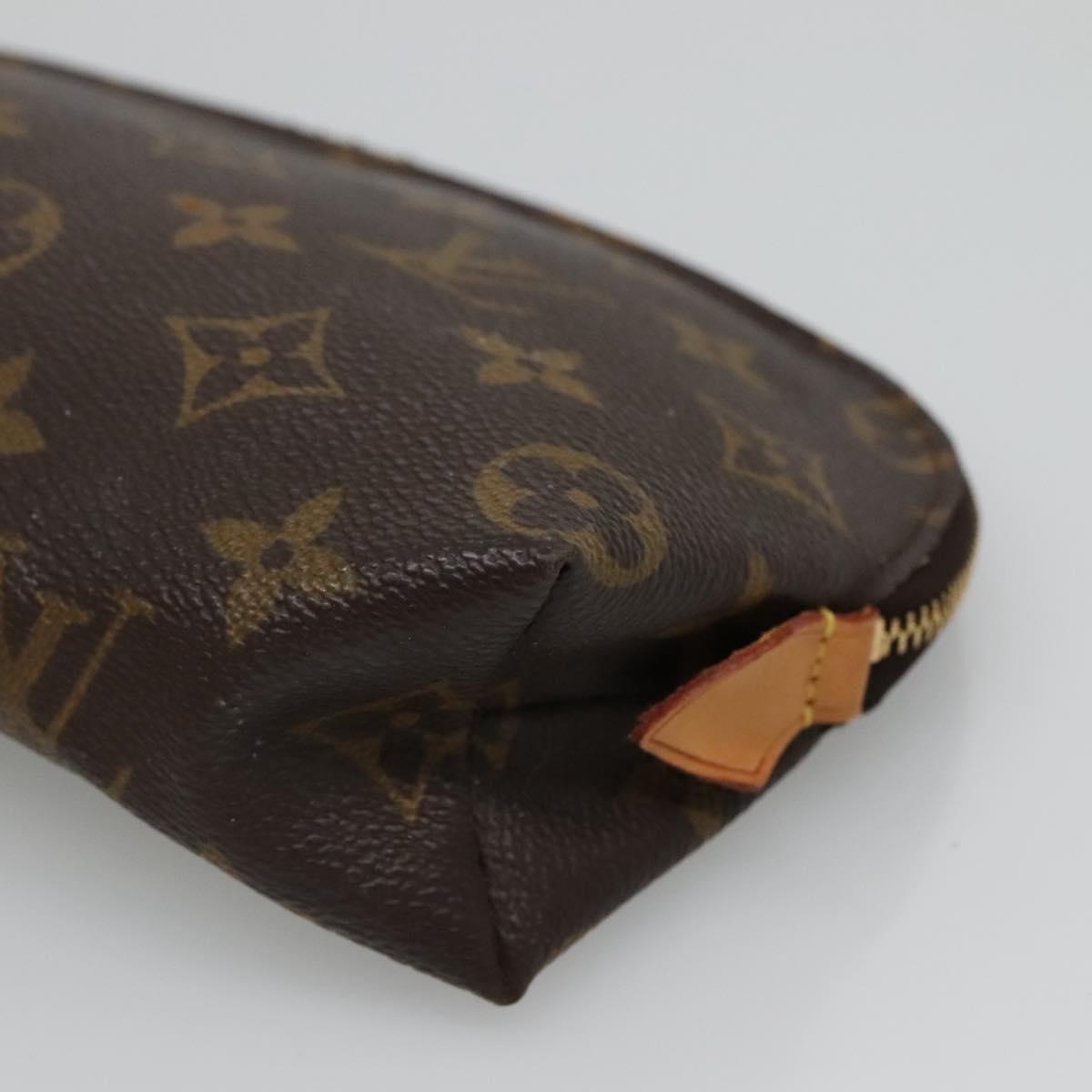 LOUIS VUITTON Monogram Pochette Cosmetic PM Cosmetic Pouch M47515 LV Auth 131212