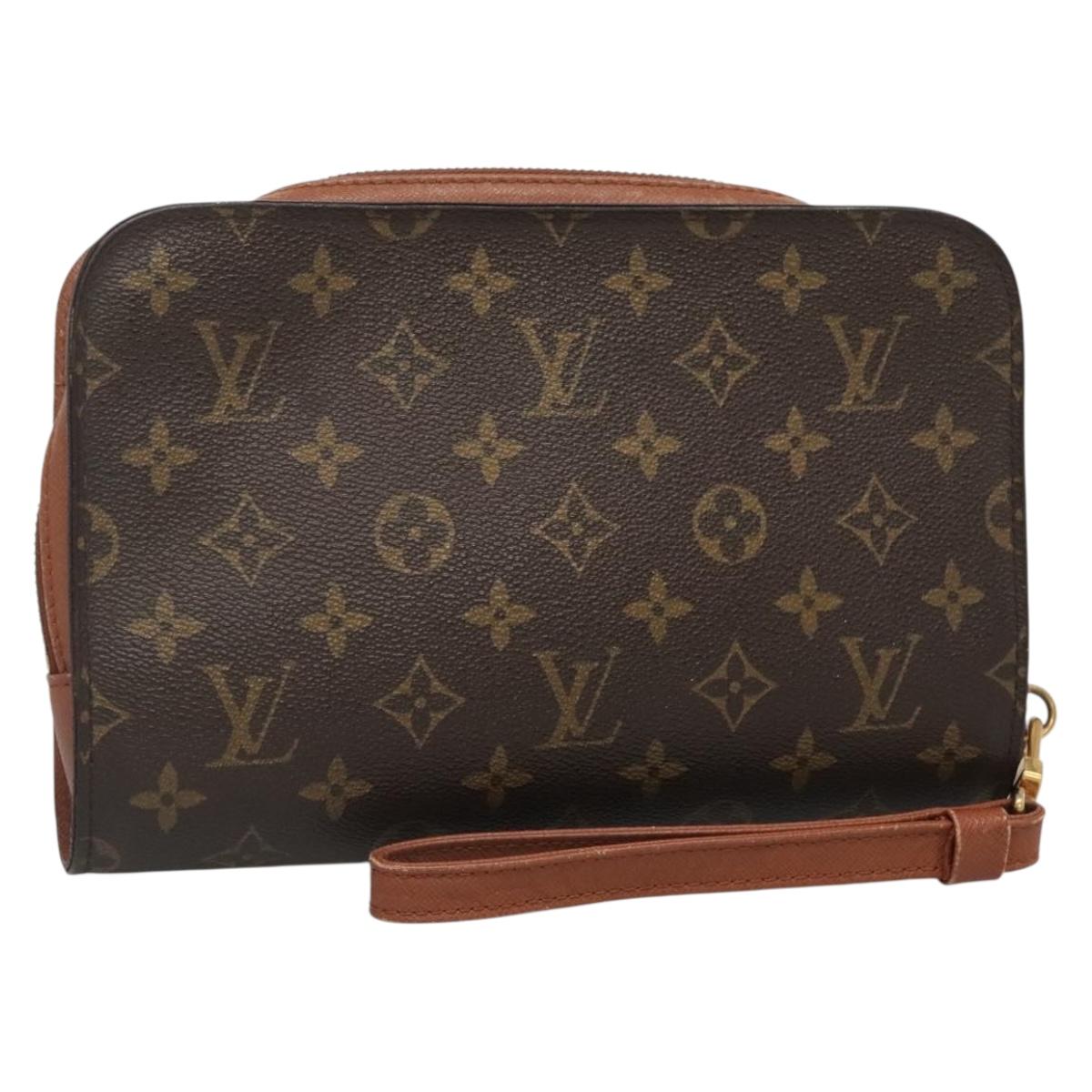 LOUIS VUITTON Monogram Orsay Clutch Bag M51790 LV Auth 131225