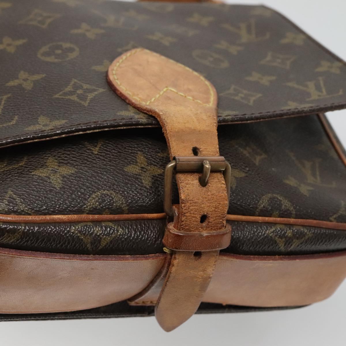 LOUIS VUITTON Monogram Cartouchiere MM Shoulder Bag M51253 LV Auth 131226