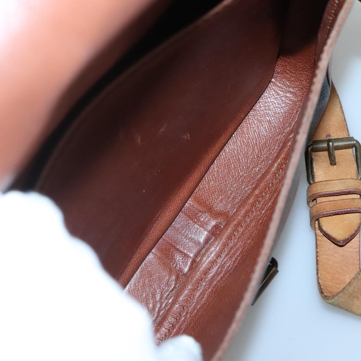 LOUIS VUITTON Monogram Cartouchiere MM Shoulder Bag M51253 LV Auth 131226