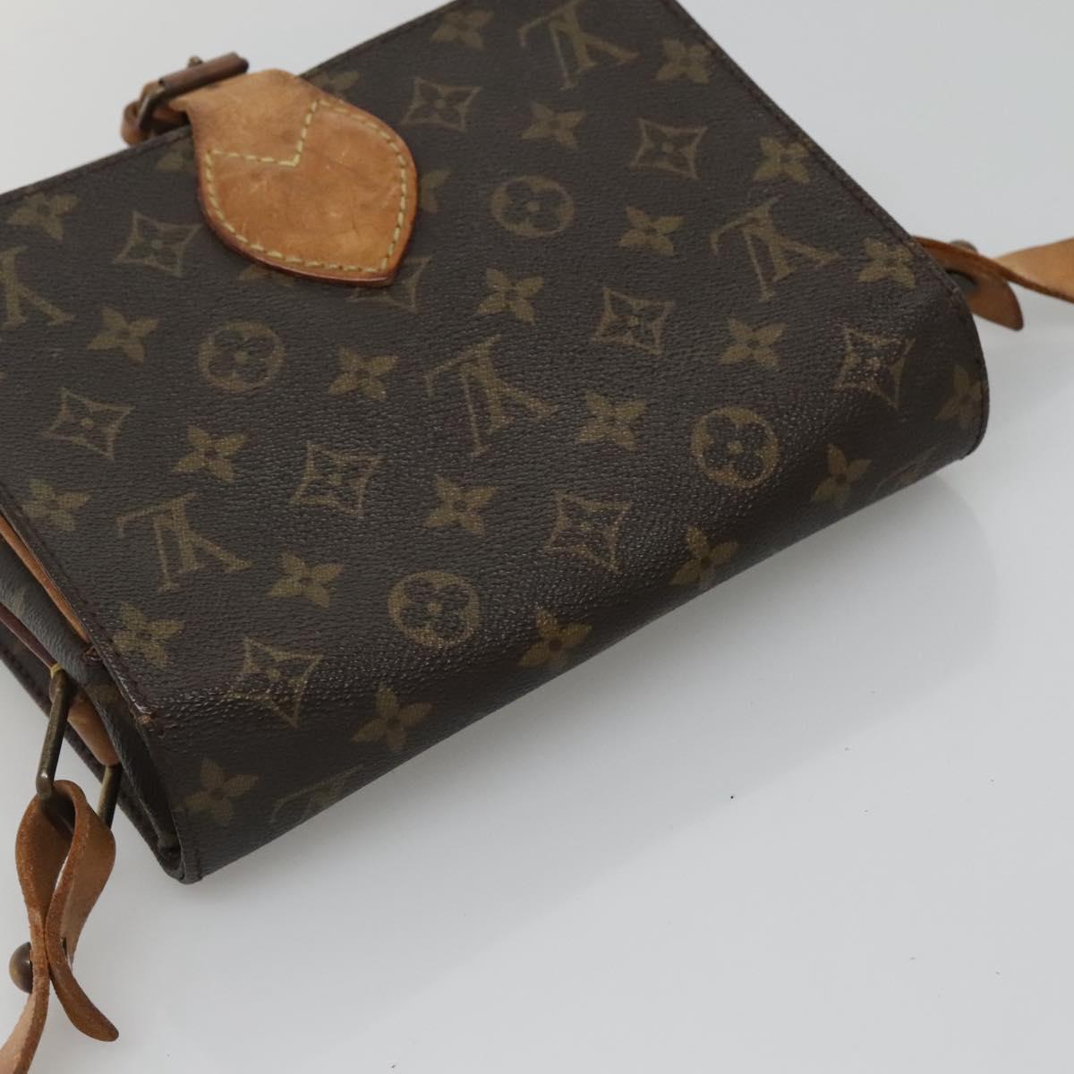 LOUIS VUITTON Monogram Cartouchiere MM Shoulder Bag M51253 LV Auth 131226